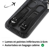 Kit manucure voyage 6 pièces - Noir - Accessoires de voyage