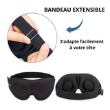 Masque de sommeil à mémoire de forme - Accessoires de voyage